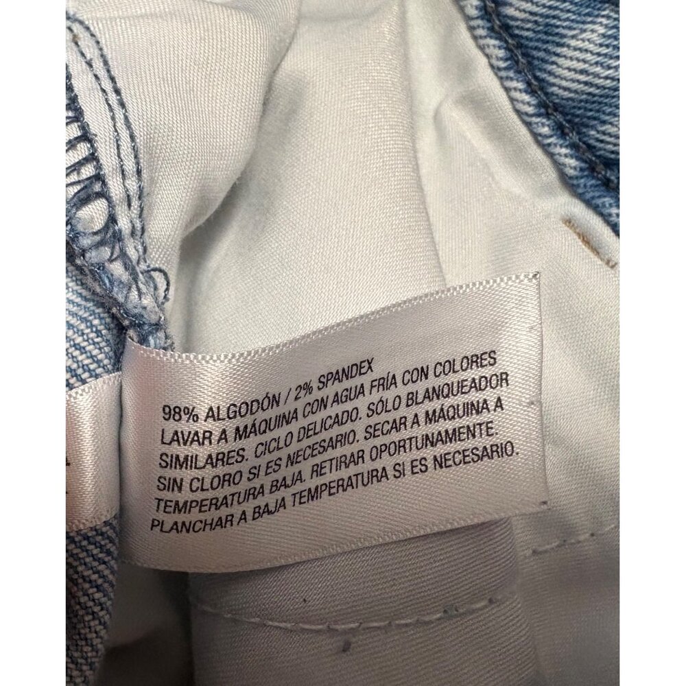 Ava & Viv Wide Leg Lighter Wash Denim Jeans Size 16 Womens Relaxed Fit Stretch - Picture 14 of 14